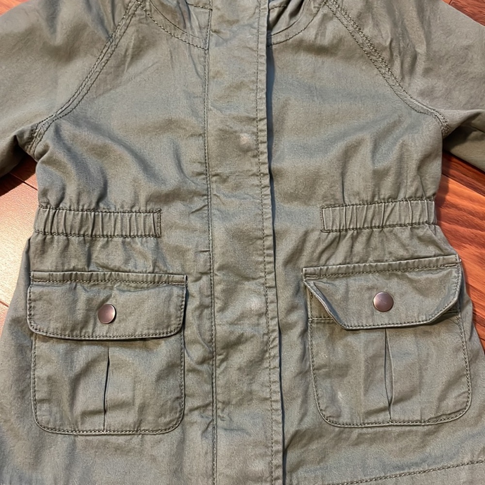 Army green fall jacket - Picture 2 of 3